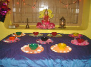 Diwali with diyas 2013 at Ekadaksha learning center, chennai