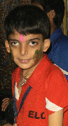 Celebrating holi for the first time at Ekadaksha Learning Center, Chennai